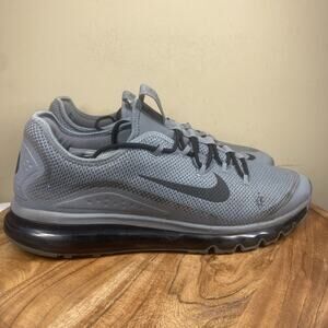 Nike Air Max More Cool Grey Mens Gray Size 15 Athletic Shoes 898013-003